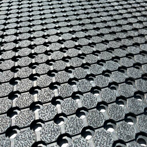 an angled close up of an anti slip mat